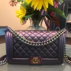 CHANEL 16C Iridescent/Mermaid/Rainbow Old Medium